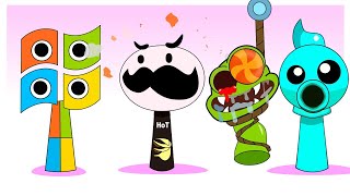 New Sprunki OC Compilation (Seashooter, Windows, OM Nom , Sprunki OC Pringles)