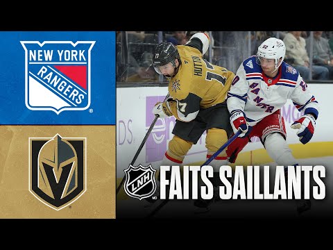 Rangers vs Golden Knights 18/11/25 | Faits saillants