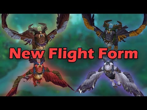 How to Get the New Druid Flight Form (New Class Mount) - Lunarwing Owl