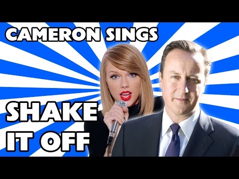 David Cameron singing Shake It Off by Taylor Swift