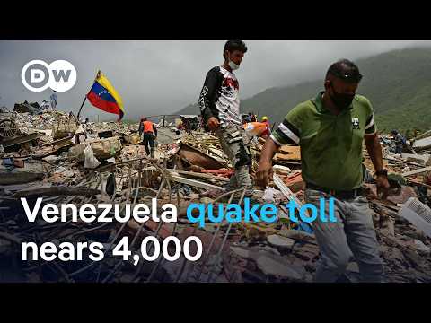 Venezuela earthquake: Families continue desperate search for loved ones | DW News