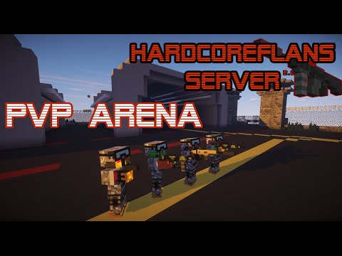 Minecraft Breakdown - FLAN'S MOD PVP ARENA TEASER! TDM, FFA, CTF WITH GUNS! - HardcoreFlan's Server