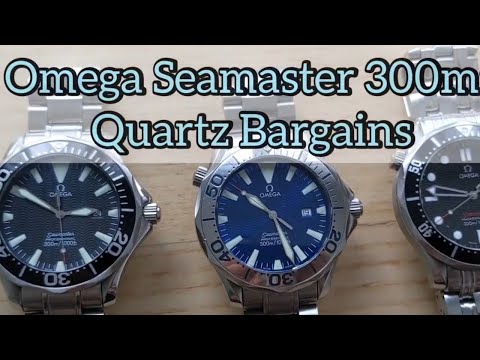 Omega Seamaster Quartz Watches: review of 3 discontinued bargains