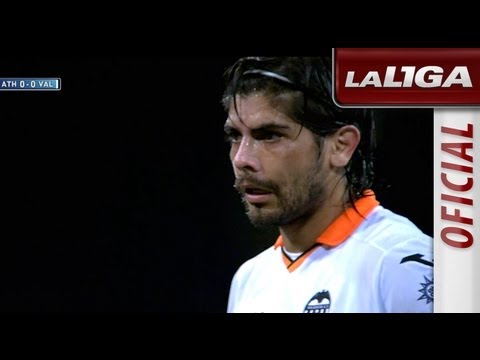 Gol de penalti de Banega (0-1) en el Athletic Club - Valencia CF - HD