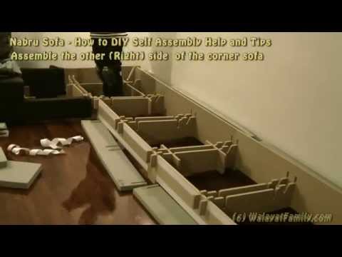 Nabru Sofa - How to DIY Self Assembly Help and Tips
