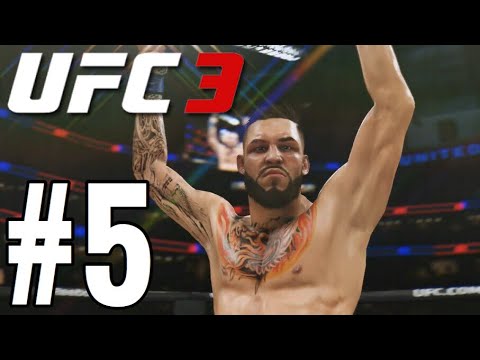 UFC 3 Career Mode Walkthrough Part 5 - BREAKING INTO THE TOP 10!