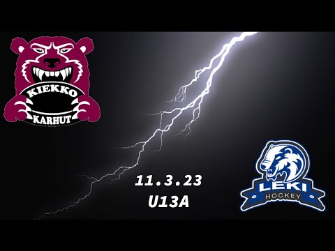 11.3.23 Kiekko-Karhut - LeKi valkoinen, U13A