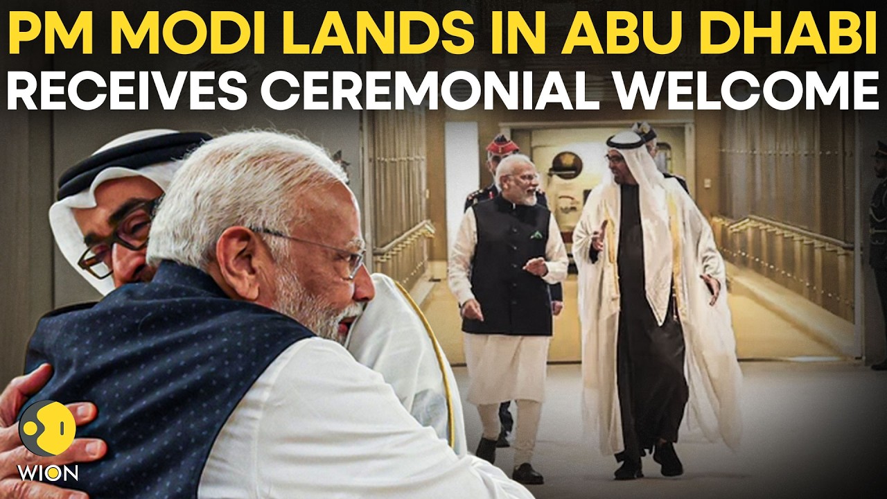 LIVE: PM Modi Receives Ceremonial Welcome and Guard of Honour in Abu Dhabi | WION
