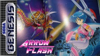 Arrow Flash 1990 - Longplay/Walkthrough - Sega Genesis/Mega Drive - QHD