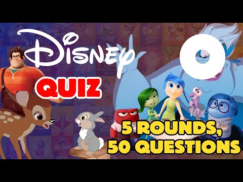 DISNEY QUIZ: HARD! - 5 Rounds -  Only True fans will score 30 or more!
