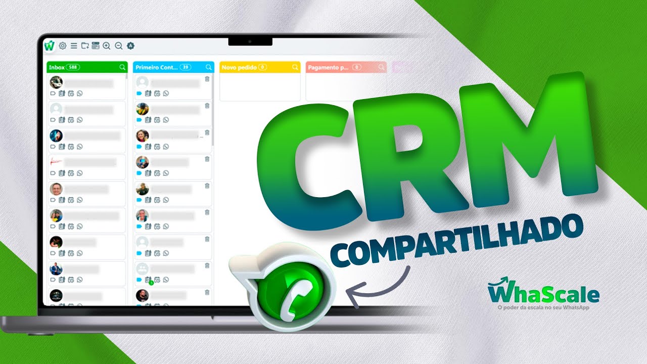 🟢 Tenha um CRM Compartilhado Diretamente no WhatsApp Web! 📲✨