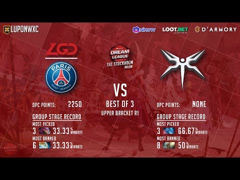 PSG.LGD vs Mineski Game 1 (BO3) | Dream League Season 11 Stockholm Major