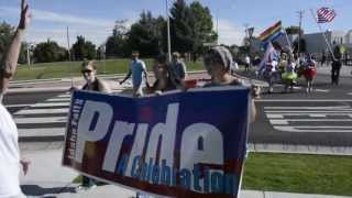 preview picture of video 'Idaho Falls Pride Parade -- Sept. 14, 2013'