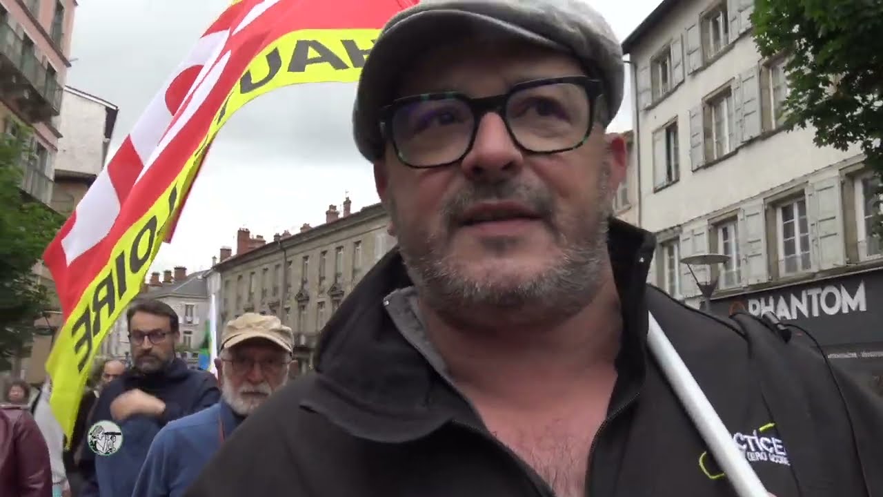 Manifestation contre le RN, au Puy-en-Velay