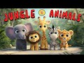 Jungle Animals Wild Animal Song Learning Safari Animals For Kids Kids Song Kidssongs