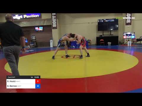 2018 Marine Corps US Open/UWW Junior Freestyle 125 Con 8 #1 - Bobby Heald (Army) Vs. Brian Barnes
