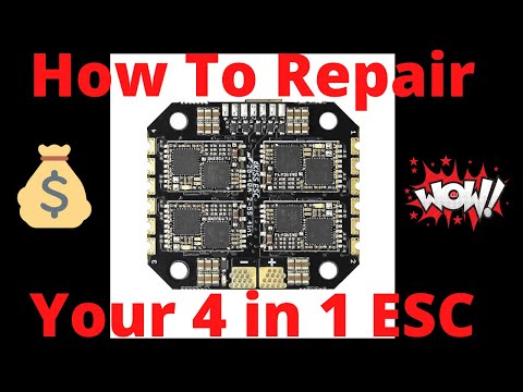 How To Repair Your 4 in 1 ESC - KISS Short Circuit Repair Step by Step