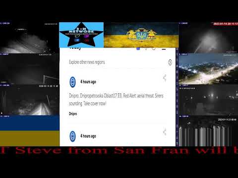 3XN: 24/7 Ukraine news update, Alert Map, Live cams and Liveuamap - 01/14/2023