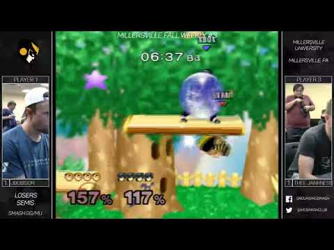 Jbobison [Falcon] vs Big Piney [Ness] - Losers Semis Melee Millersville Fall Weekly #3
