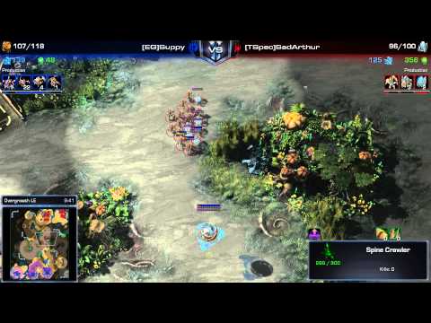 SC2 - Daily Masters - PvZ - Arthur vs Suppy