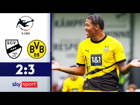 Siegtreffer in 90.+4 | SC Verl - Borussia Dortmund II | Highlights - 3. Liga 2023/24