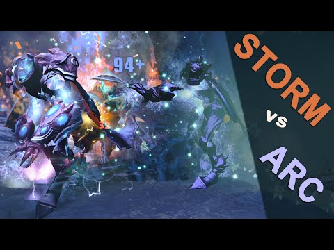 Storm Spirit vs Arc Warden - Farm Lane Turned Kill Lane | Raw Gameplay | Dota 2 Guide