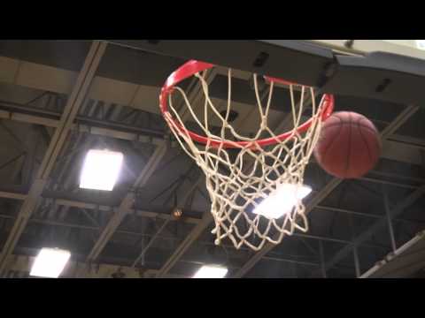 B.J. and Justin McKie play one-on-one
