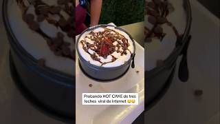 Probando el Hot Cake de tres leches más viral de internet