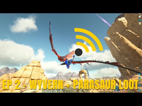 Ark Survival Evolved Solo Survival Small Tribes Ep 2 - Wyvern and Parasaur Hidden Loot