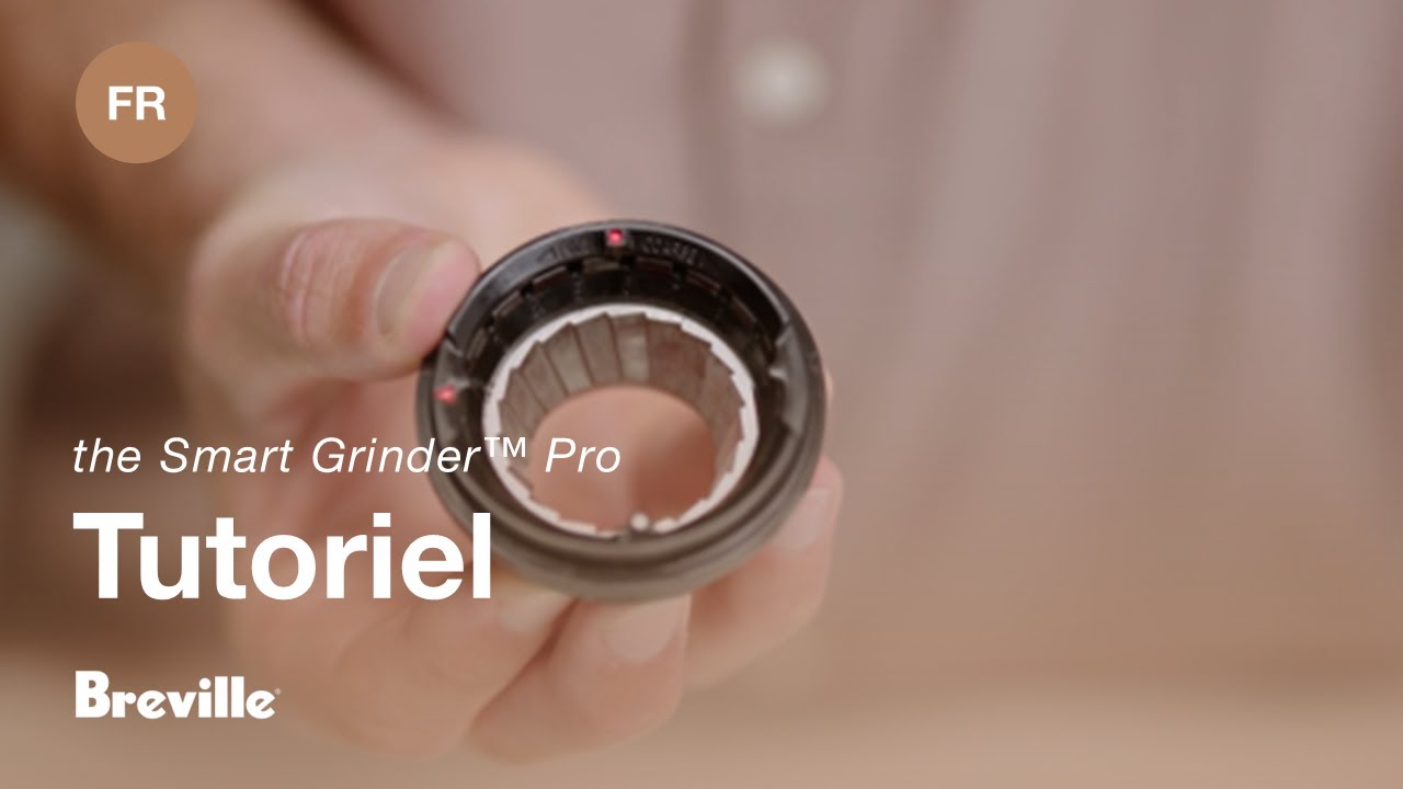 Guide didactique du café Breville - Comment ajuster les meules coniques