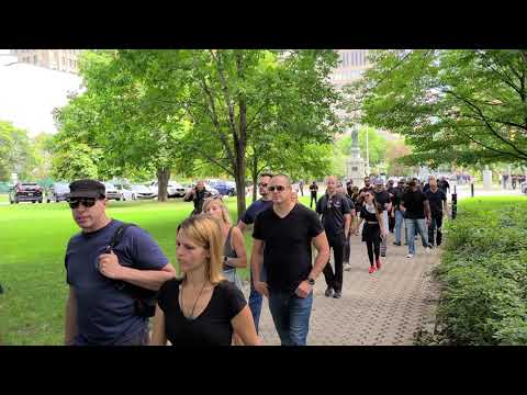 Toronto First Responders Silent Freedom Protest, Monday September 13th 2021