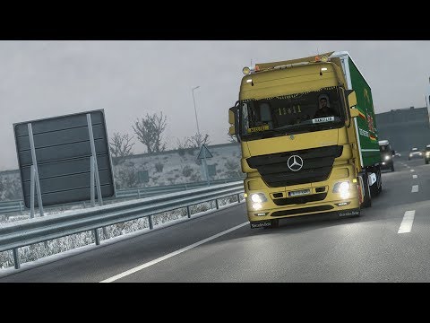 Mercedes Actros MP3 - Euro Truck Simulator 2 - Promods 2.25