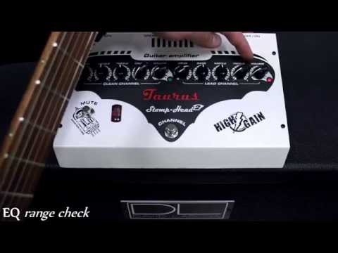 TAURUS Stomp-Head 2.HG :: Distortion // Gain and EQ range