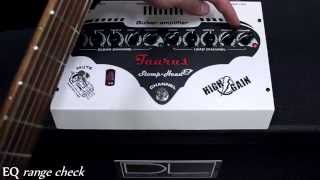 Video thumbnail for TAURUS Stomp-Head 2.HG :: Distortion // Gain and EQ range by Darek Wawrzyniak (Darius Wave)