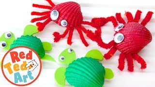 What to make with seashells part 2 - Easy Seashell Fridge Magnets