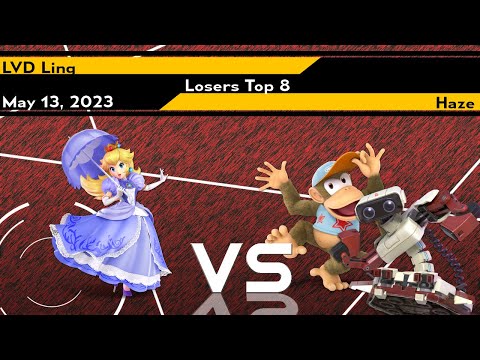 Xenosaga XLVII Losers Top 8 - Ling (Peach) vs Haze (Diddy, ROB) - SSBU Ultimate Tournament