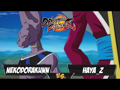NekoDoraKunn(Beerus/UI Goku/Base Goku) Fights Haya_Z(SSGSS Goku/Base Vegeta/Goku Black)[DBFZ PS4]
