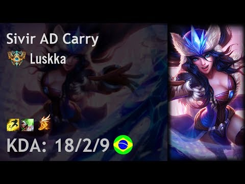 Sivir AD Carry vs Ezreal - Luskka - BR Challenger Patch 8.4