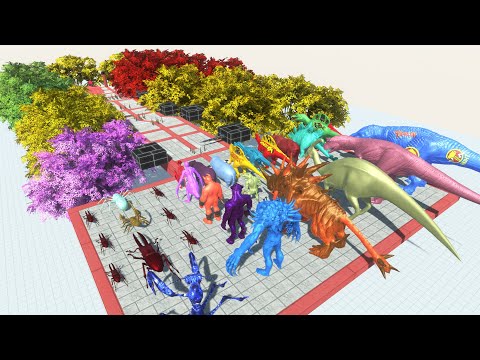 Piercers Trap Wall of Gluttons | 🦖 Animal Revolt Battle Simulator🦕