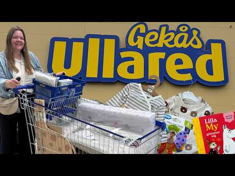 Miniatyrbild: Vårt första besök på Gekås Ullared! Stor shopping till kommande bebisen 👶 – Ullared haul på YouTube