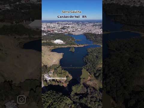 Caxias do Sul-RS  Vista da Represa São Pedro #serragaucha #turismors #gramado #sul #caxiasdosulrs