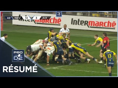 PRO D2 - Résumé USON Nevers-Provence Rugby: 32-10 - J22 - Saison 2021/2022