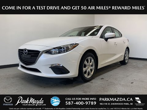 WHITE 2015 Mazda Mazda3  Review   - Park Mazda