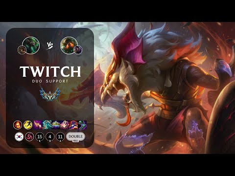 Twitch Support vs Nautilus - KR Challenger Patch 13.4