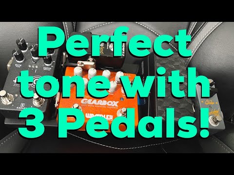 Get a GREAT guitar tone with just 3 pedals!  Tres Andres!! Woodshed Ep. 102