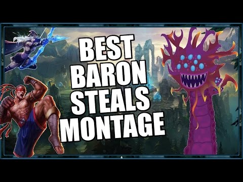 Best Baron Steals Montage ♦ League of Legends ♦