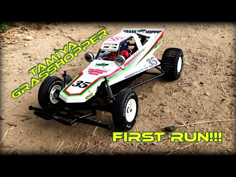 The Tamiya Grasshopper - First Run!!