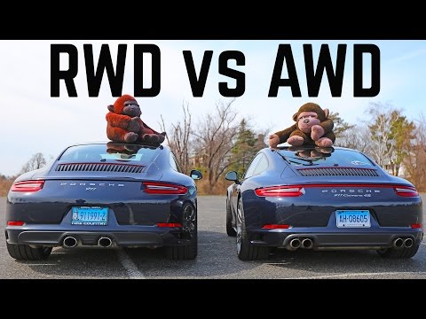 Porsche 911 2 vs 4  RWD vs AWD differences C2S vs C4S