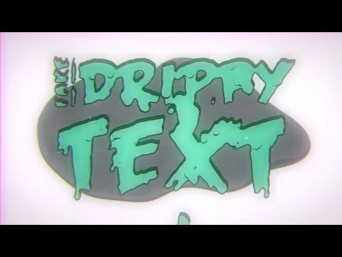 Fake Hand Drawn Drippy Text After Effects Tutorial