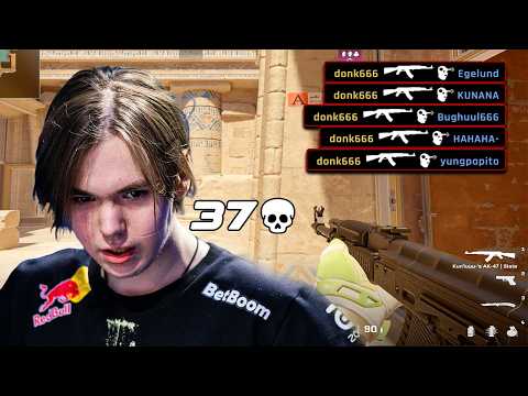 donk 37 Kills In A Tryhard FACEIT Match | 4700 ELO